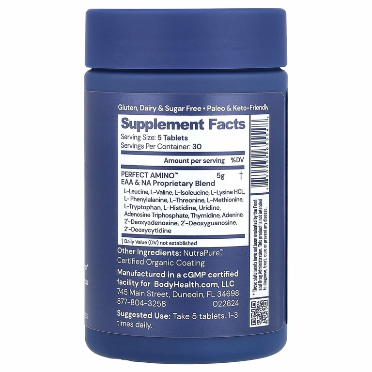 BodyHealth, Perfect Amino ™, 150 таблеток, покрытых оболочкой
