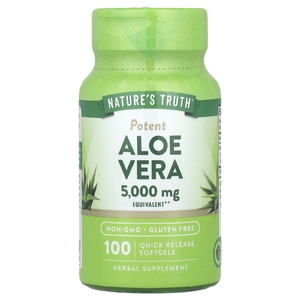Nature's Truth, Алоэ вера, 5000 мг, 100 капсул быстрого действия