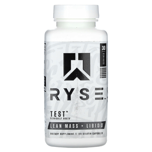 RYSE, Test, безжировая масса и либидо, 120 желатиновых капсул