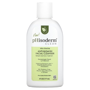 pHisoderm, Clean, очищающее средство против прыщей, для кожи, склонной к акне, 177 мл (6 жидк. унц.) (Товар снят с продажи) 