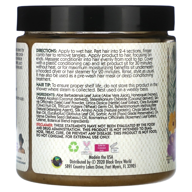 Alikay Naturals, Кондиционер для глубокого нанесения с медом и шалфеем, 227 г (8 унций) (Товар снят с продажи) 