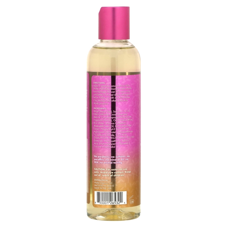 Mielle, Rice Water Collection, увлажняющий шампунь, 227 г (8 унций)