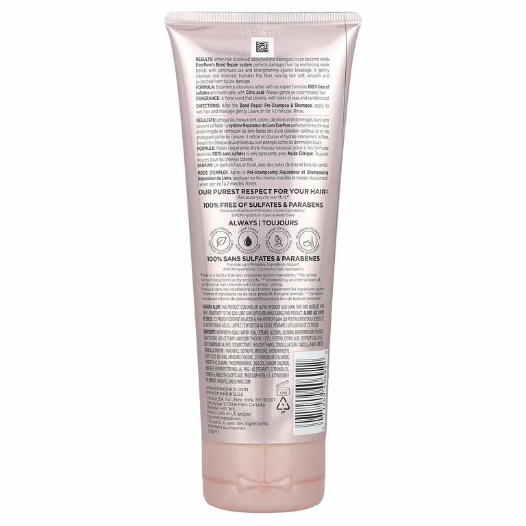 L'Oréal, EverPure, кондиционер для восстановления адгезии, 200 мл (6,8 жидк. унц.)