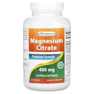 Best Naturals, цитрат магния, 250 таблеток (200 мг в 1 таблетке)