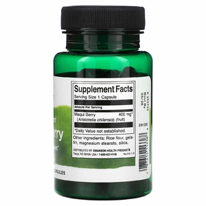 Swanson, Full Spectrum, ягоды маки, 400 мг, 60 капсул