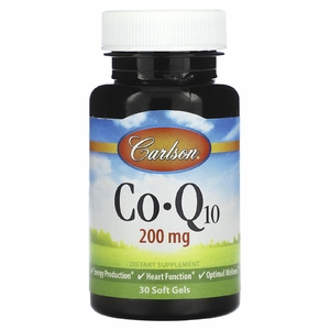 Carlson, Co-Q10, 30 мягких таблеток