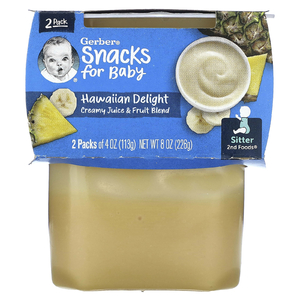 Gerber, Snacks for Baby, 2nd Foods, Hawaiian Delight, 2 упаковки по 113 г (4 унции) (Товар снят с продажи) 