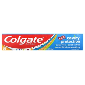 Colgate, Kids, фторсодержащая зубная паста для детей, пузырьки с фруктами, 130 г (4,6 унции) (Товар снят с продажи) 