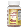 Vitamatic, Жевательные таблетки с витамином D3, натуральный персиковый вкус, 2000 МЕ (50 мкг), 120 жевательных таблеток