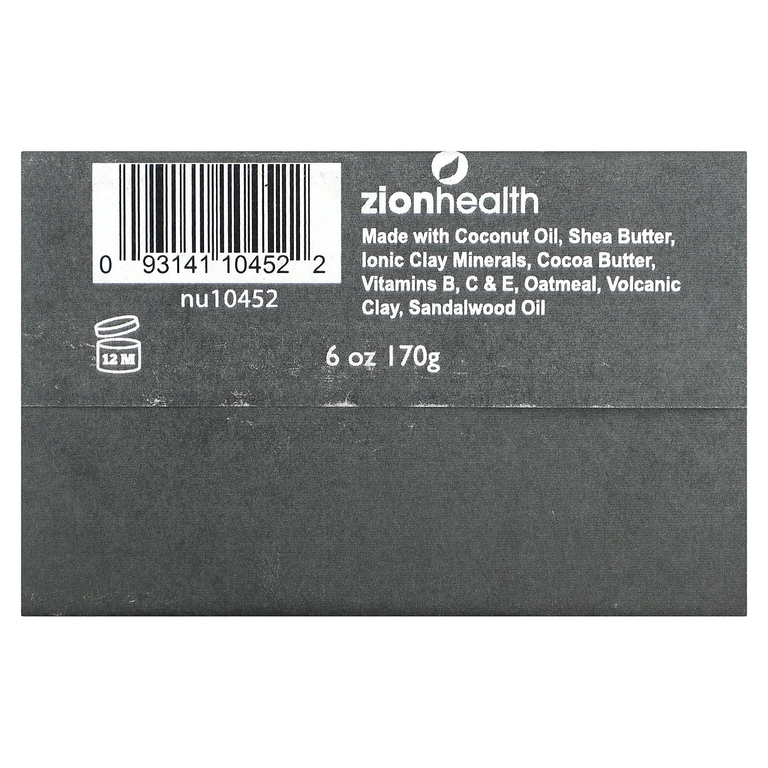 Zion Health, Шампунь для волос Ancient Clay, сандаловое дерево, 70 г (6 унций)