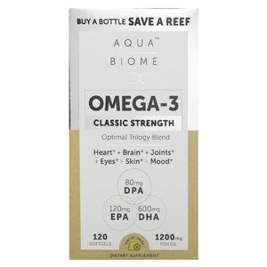 Enzymedica, омега-3, классическая сила действия, со вкусом лимона, 1200 мг, 120 капсул (600 мг в 1 капсуле) (Товар снят с продажи) 
