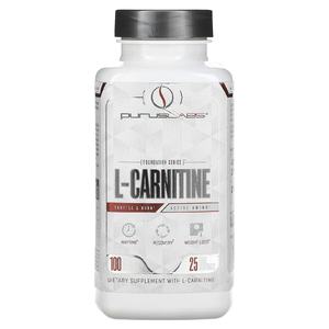 Purus Labs, Foundation Series, L-карнитин, 100 желатиновых капсул (Товар снят с продажи) 