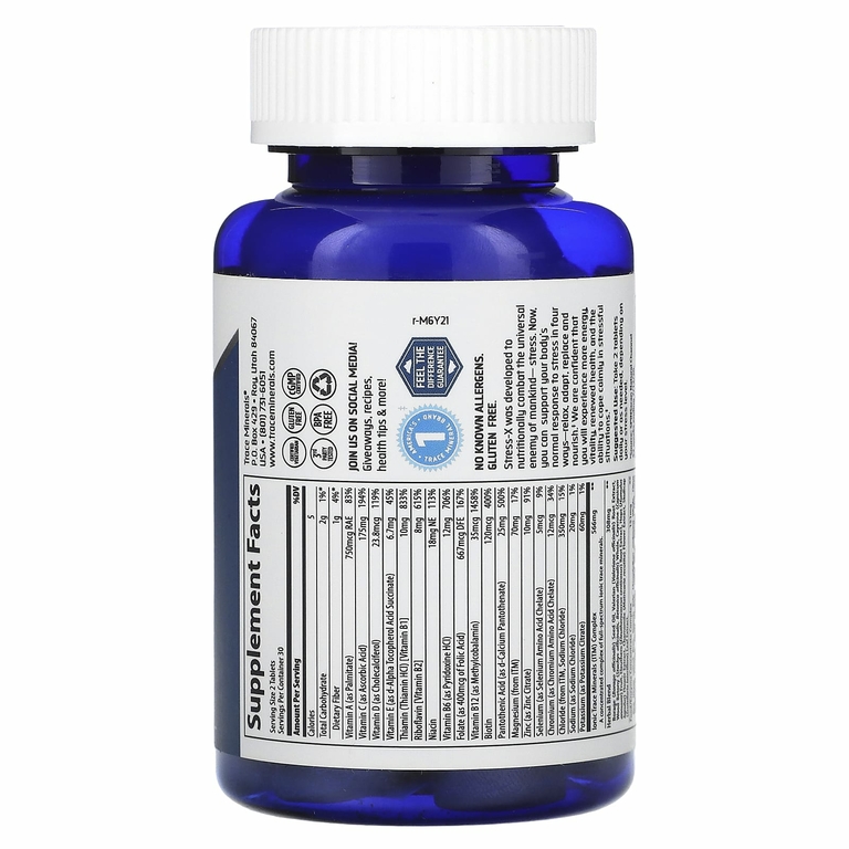 Trace, Stress-X, 60 таблеток