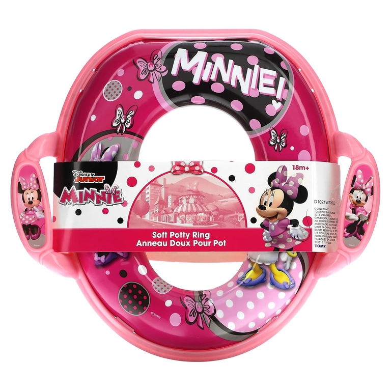 The First Years, Disney Junior Minnie, мягкое кольцо для горшочка, для 18 млн. + 1 шт. (Товар снят с продажи) 