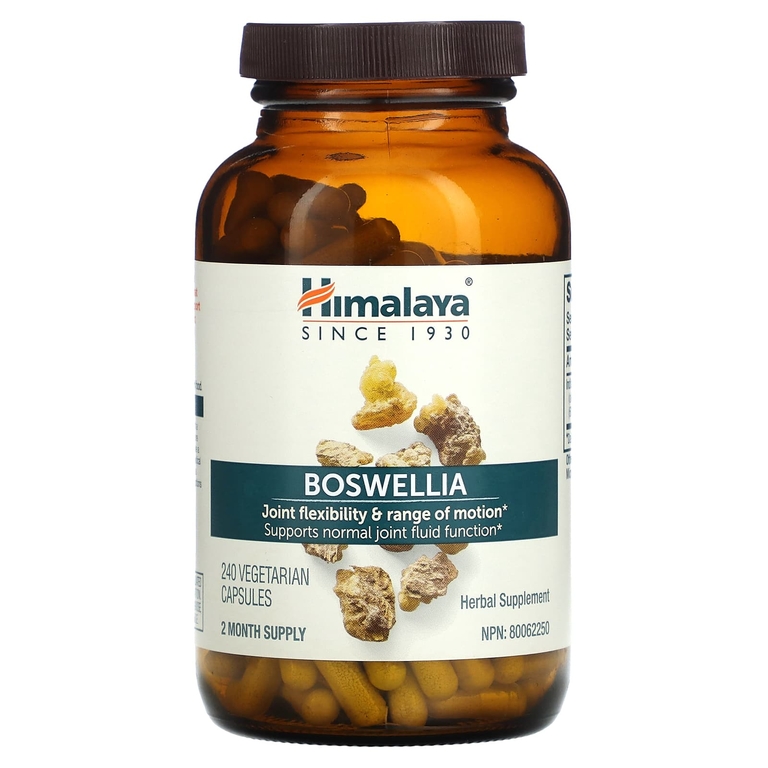 Himalaya, босвеллия, 240 вегетарианских капсул (125 мг в 1 капсуле)