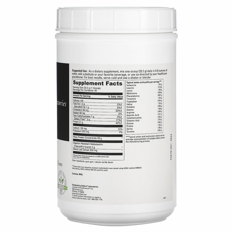 DaVinci Laboratories, Right Whey, сливочная ваниль, 996 г (2,2 фунта)