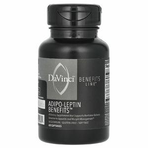 DaVinci Laboratories, Benefits Line, адипо-лептин, 60 капсул