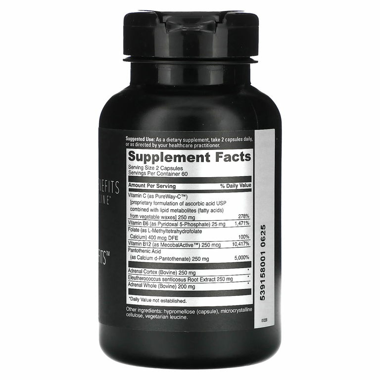 DaVinci Laboratories, Benefits Line, Adrenal Benefits, 120 капсул