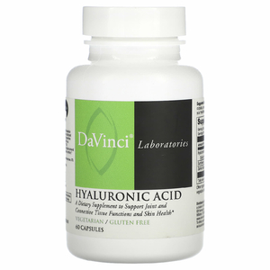 DaVinci Laboratories, Гиалуроновая кислота, 60 капсул
