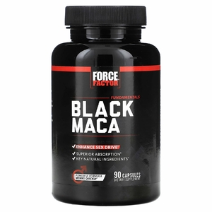 Force Factor, Fundamentals, чёрная мака, 90 капсул