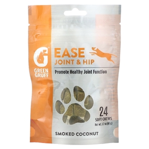 Green Gruff, Ease Joint & Hip, кокос, 24 жевательных таблетки, 48 г (1,7 унции) (Товар снят с продажи) 