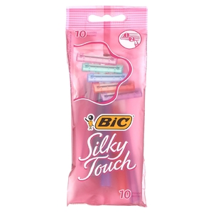 BIC, Silky Touch, одноразовые бритвенные станки, 10 шт.