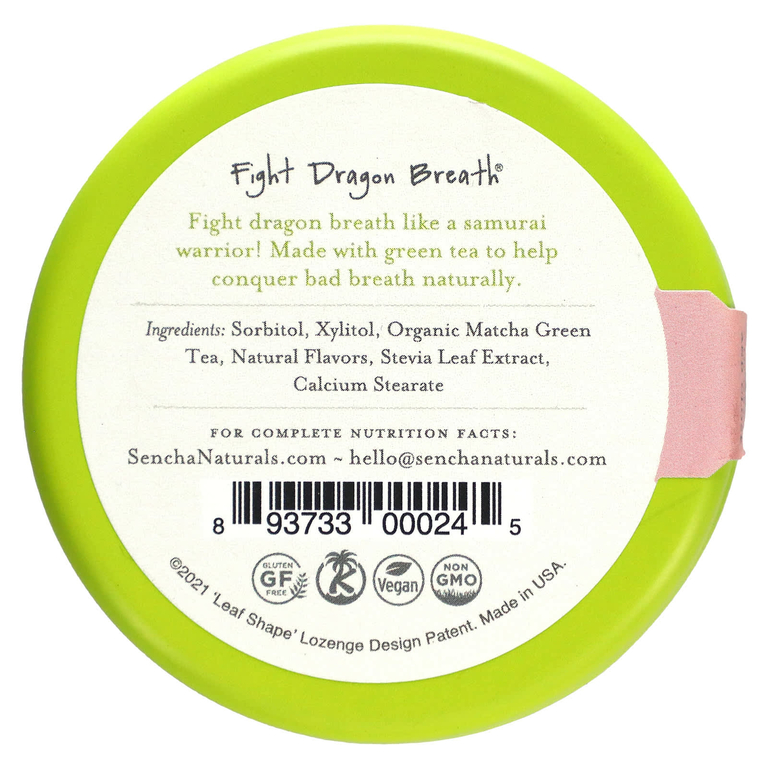 Sencha Naturals, Artisan Edition, мята с зеленым чаем, вишневый цвет, 35 г (1,2 унции)