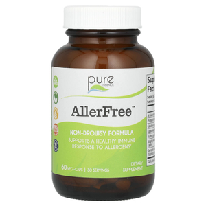 Pure Essence, AllerFree, 60 растительных капсул