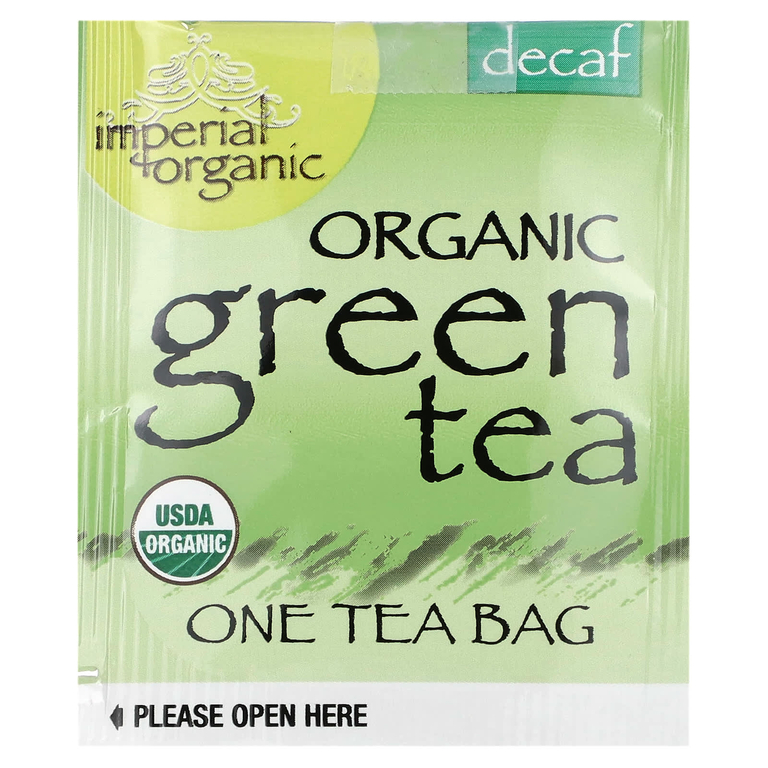 Uncle Lee's Tea, Imperial Organic, зеленый чай без кофеина, 18 чайных пакетиков, 32,4 г (1,14 унции)