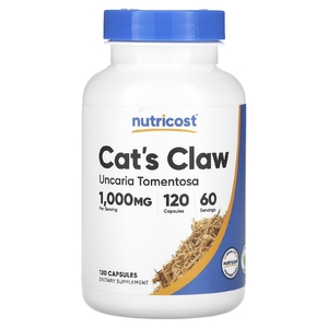 Nutricost, Кошачий коготь, 120 капсул (500 мг на капсулу)