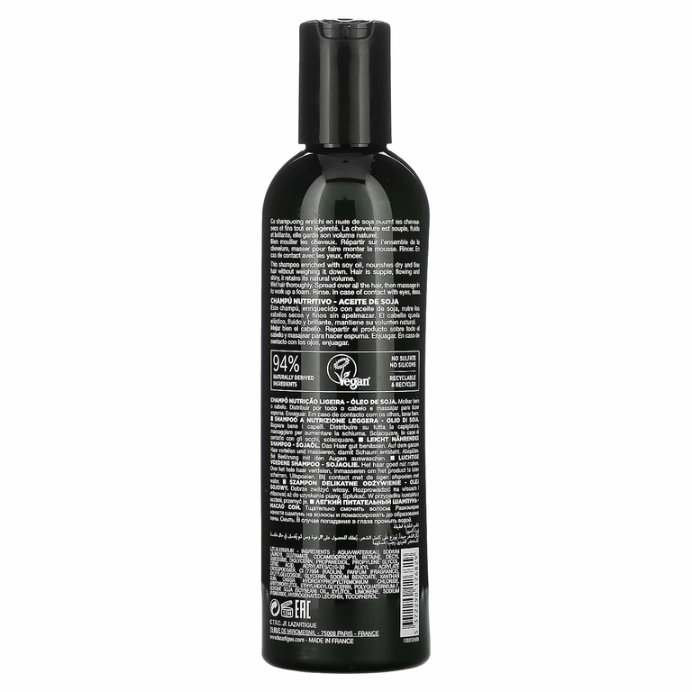 Lazartigue, Nourish-Light, легкий питательный шампунь, для сухих и тонких волос, 250 мл (8,4 жидк. унции)