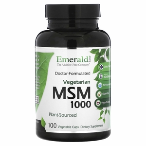 Emerald Laboratories, МСМ 1000, 100 растительных капсул (1000 мг в капсуле)