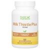Super Nutrition, расторопша, с экстрактами куркумы и артишока, 175 мг, 120 растительных капсул