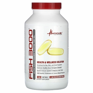 Metabolic Nutrition, Fish 3000, 180 капсул (1000 мг в 1 капсуле)