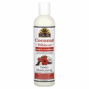 Okay Pure Naturals, Глубокое увлажнение, кондиционер, кокос и гибискус, 237 мл (8 жидк. унц.)