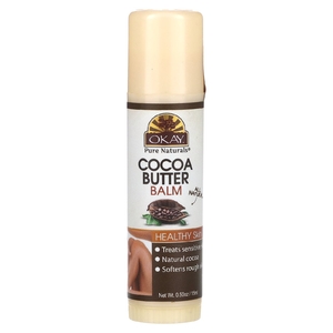 Okay Pure Naturals, Бальзам с маслом какао, для здоровья кожи, 15 мл (0,50 унции)