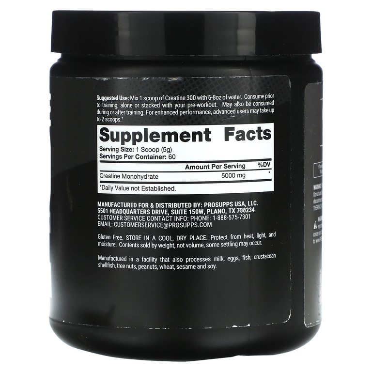ProSupps, Креатин 300, без добавок, 300 г (10,58 унции)