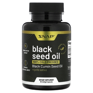 Snap Supplements, Масло черного тмина, 500 мг, 90 мягких капсул