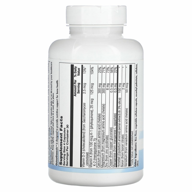 Nutra BioGenesis, OsteoGenesis, 120 капсул