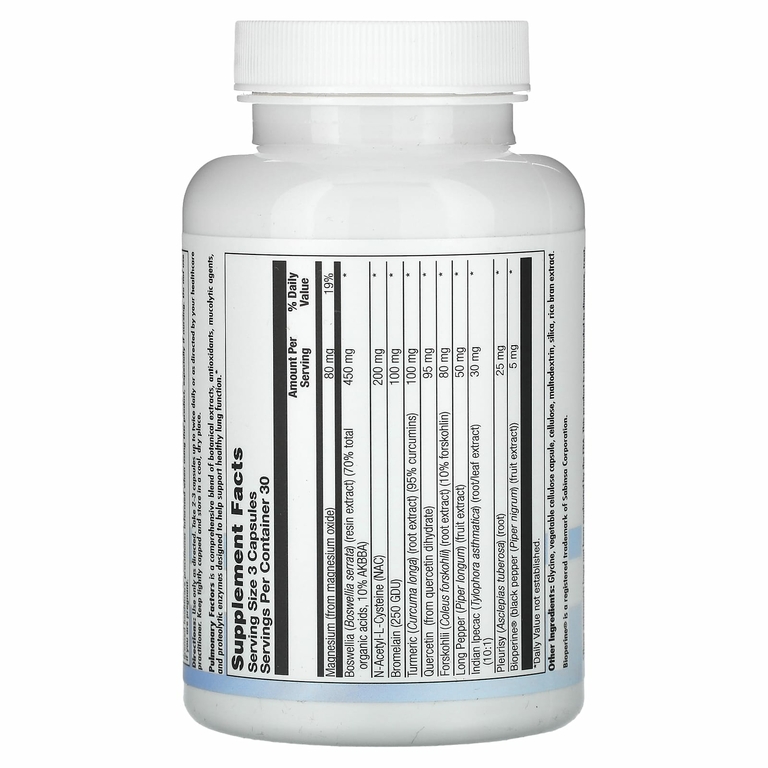 Nutra BioGenesis, Pulmonary Factors, 90 капсул (Товар снят с продажи) 