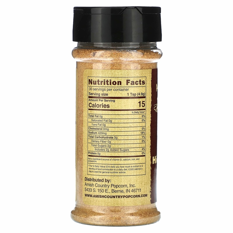 Amish Country Popcorn, Попкорн, барбекю из гикори, 148 г (5,25 унции)