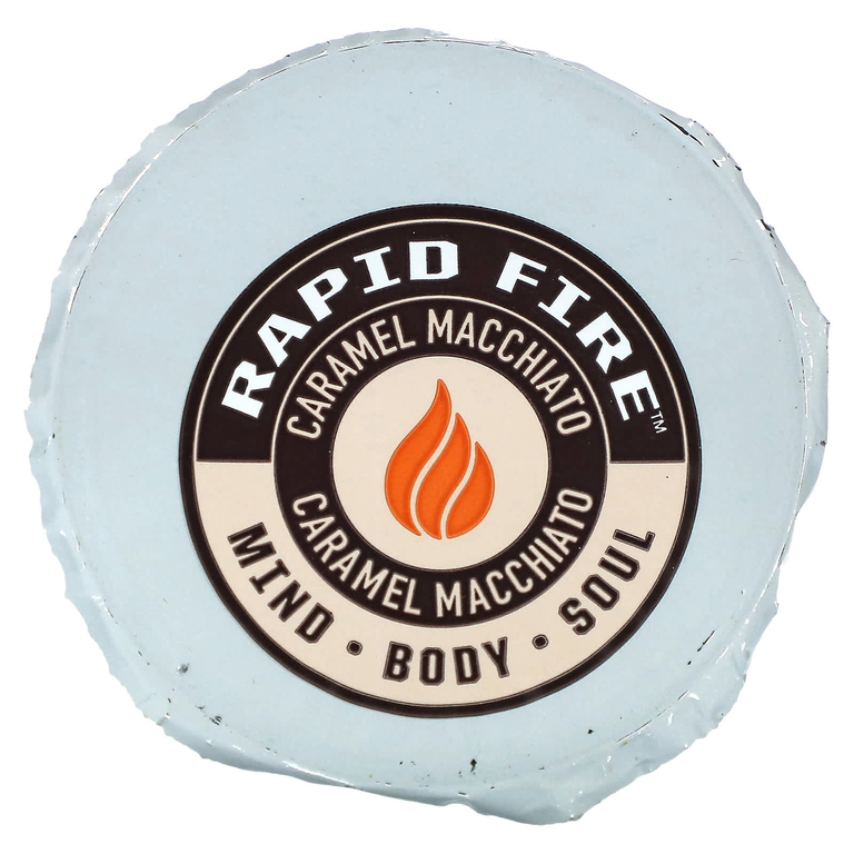 RAPIDFIRE, Keto Coffee Pod, карамель макиато, средней обжарки, 16 капсул, 240 г (8,46 унции)