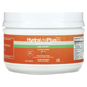 Hydralyte, Hydralyte Plus+, улучшенное увлажнение, красный апельсин и имбирь, 360 г (12,7 унции)