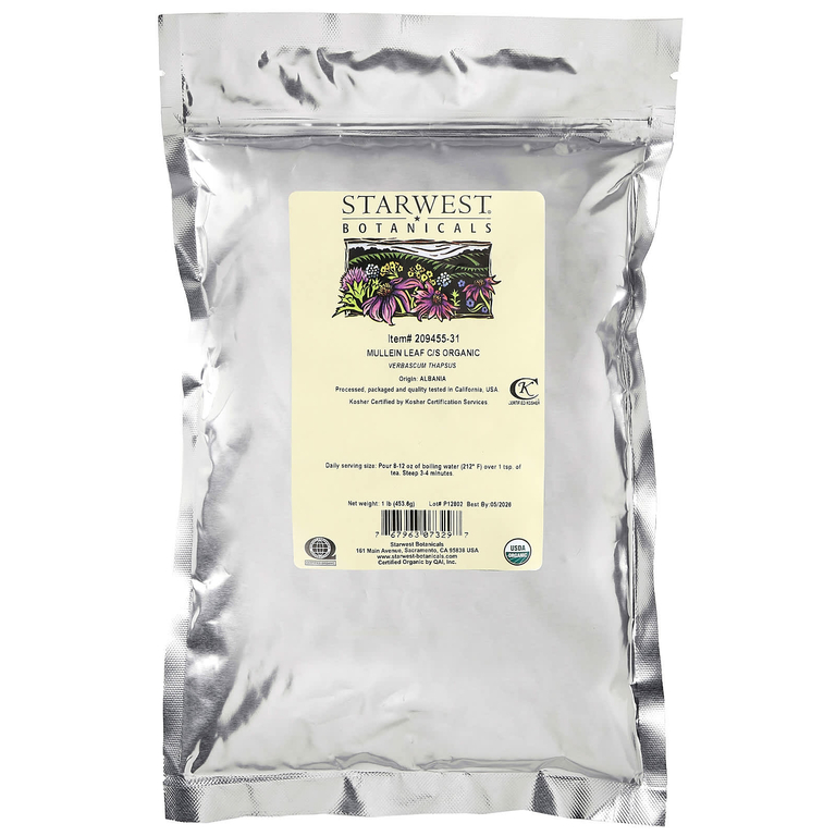 Starwest Botanicals, Органический коровяк (C / S), 453,6 г (1 фунт)