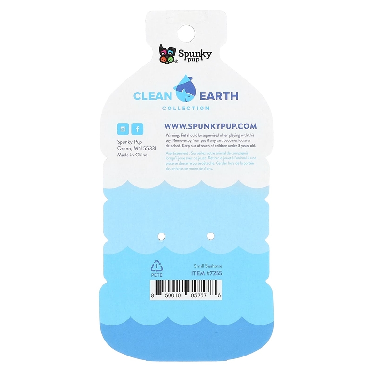 Spunky Pup, Clean Earth Collection, маленький морской конек, 1 игрушка