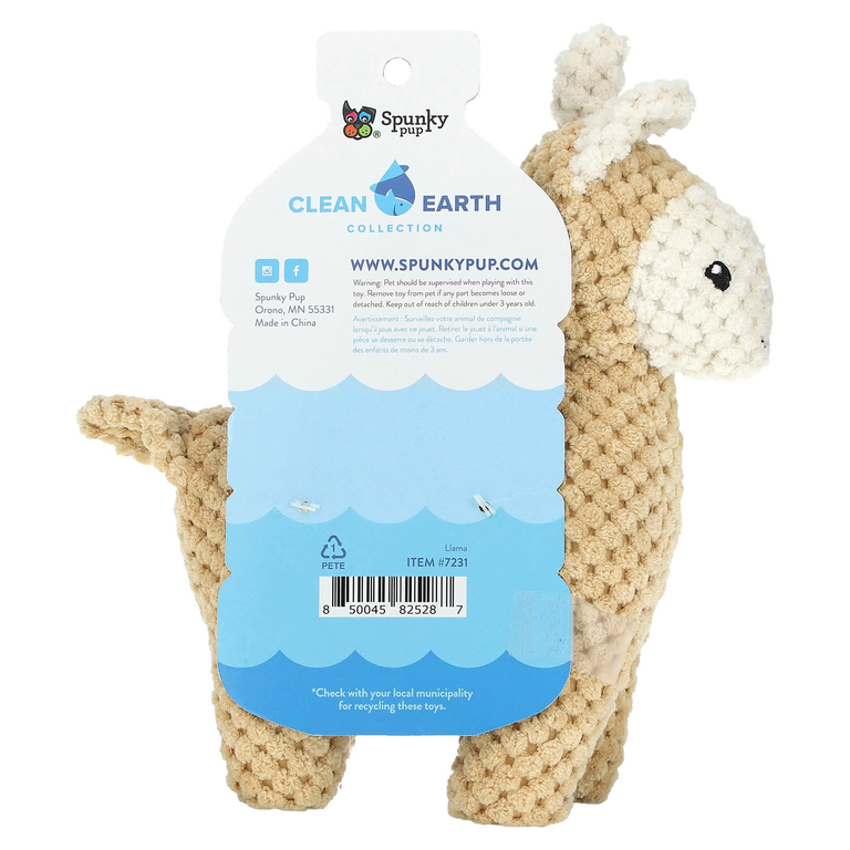 Spunky Pup, Clean Earth Collection, лама, 1 игрушка