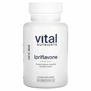 Vital Nutrients, Иприфлавон, 600 мг, 90 веганских капсул (300 мг в каждой капсуле)