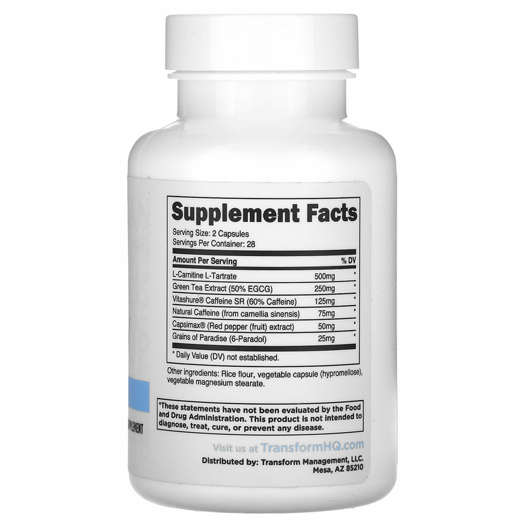 TransformHQ, Everyday Burn, 56 капсул (Товар снят с продажи) 