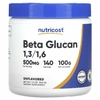 Nutricost, Бета-глюкан 1,3 / 1,6, без добавок, 100 г (3,5 унции)