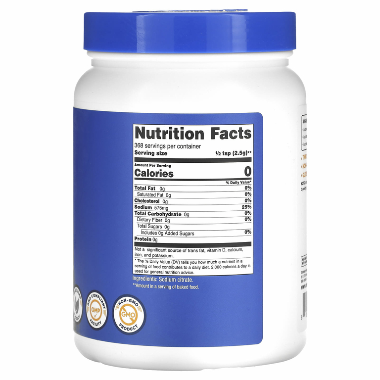 Nutricost, цитрат натрия, 907 г (32 унции)
